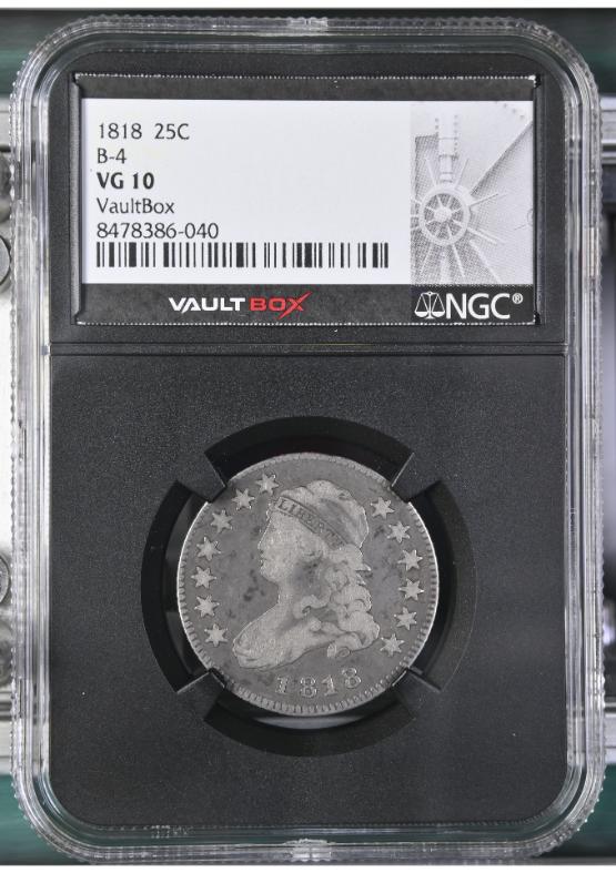 1818 25C B-4 NGC VG10 FRONT