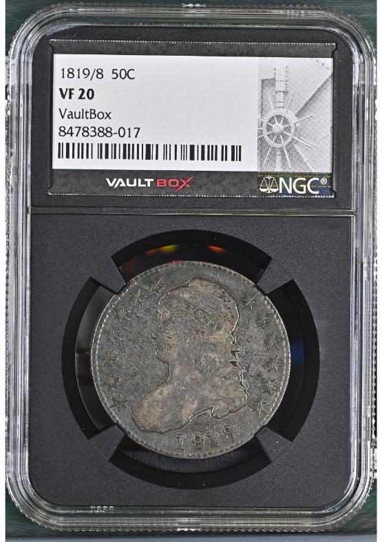 1819/8 50C NGC VF20 FRONT