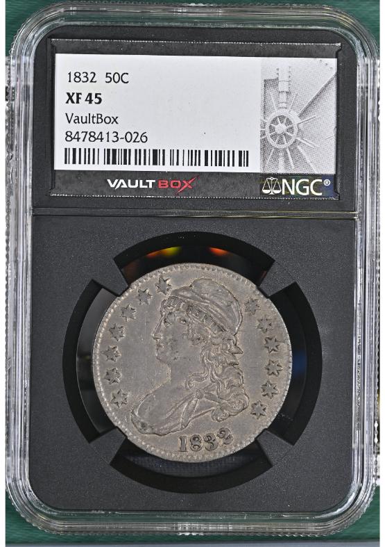 1832 50C NGC XF45 FRONT