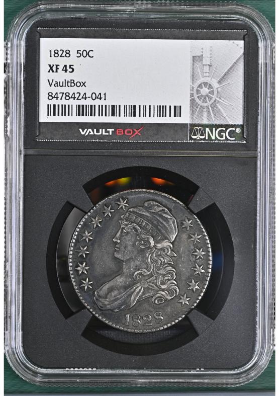 1828 50C NGC XF45 FRONT