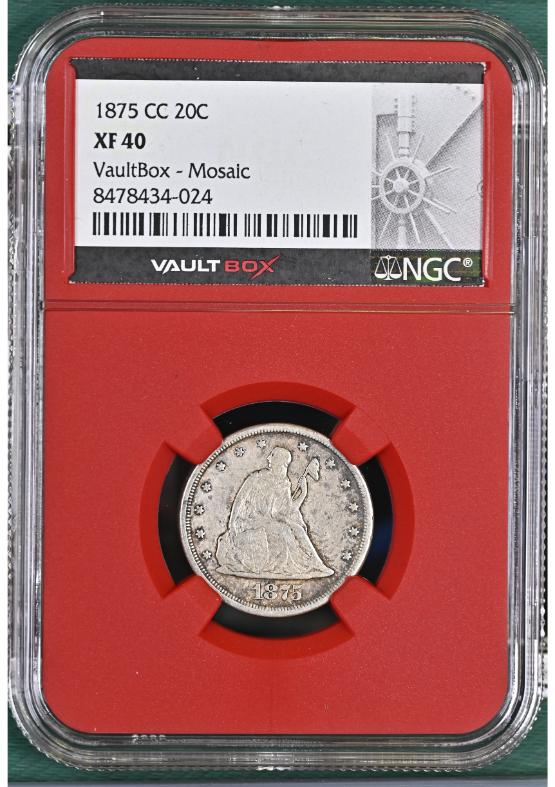 1875-CC 20C NGC XF40 FRONT