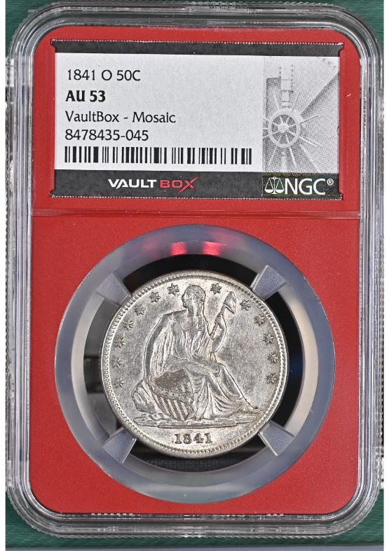 1841-O 50C NGC AU53 FRONT