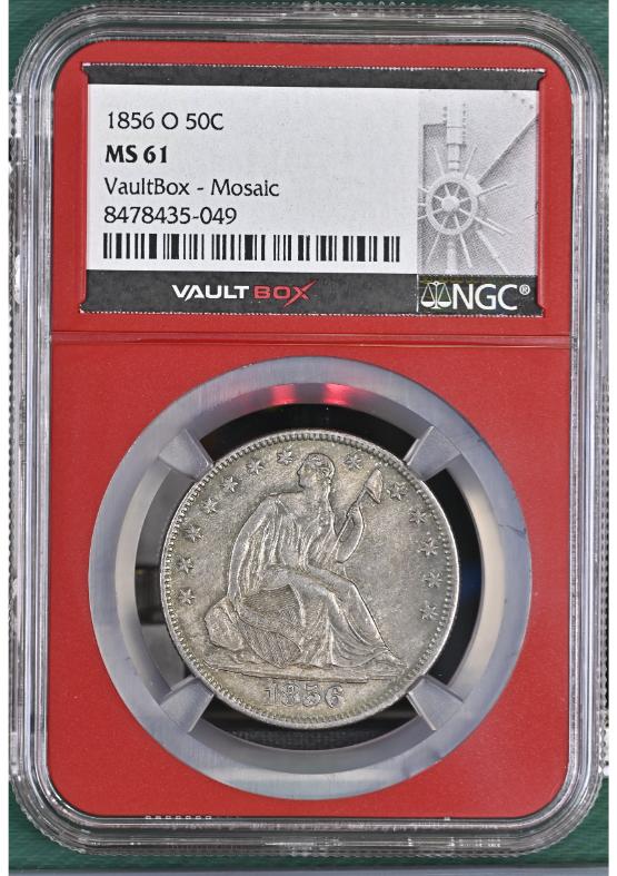 1856-O 50C NGC MS61 FRONT