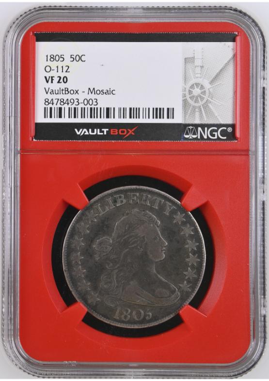 1805 50C O-112 NGC VF20 FRONT