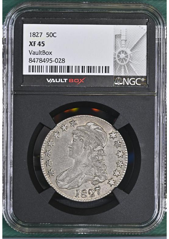 1827 50C NGC XF45 FRONT