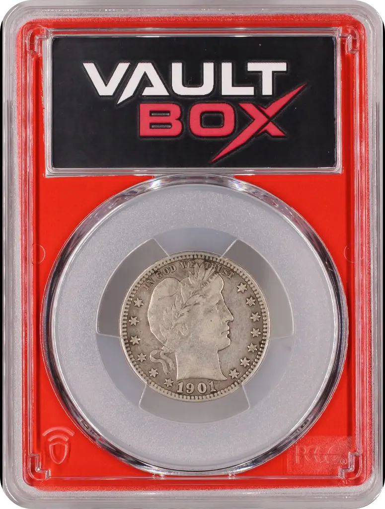 1901-O 25C PCGS VF35 FRONT