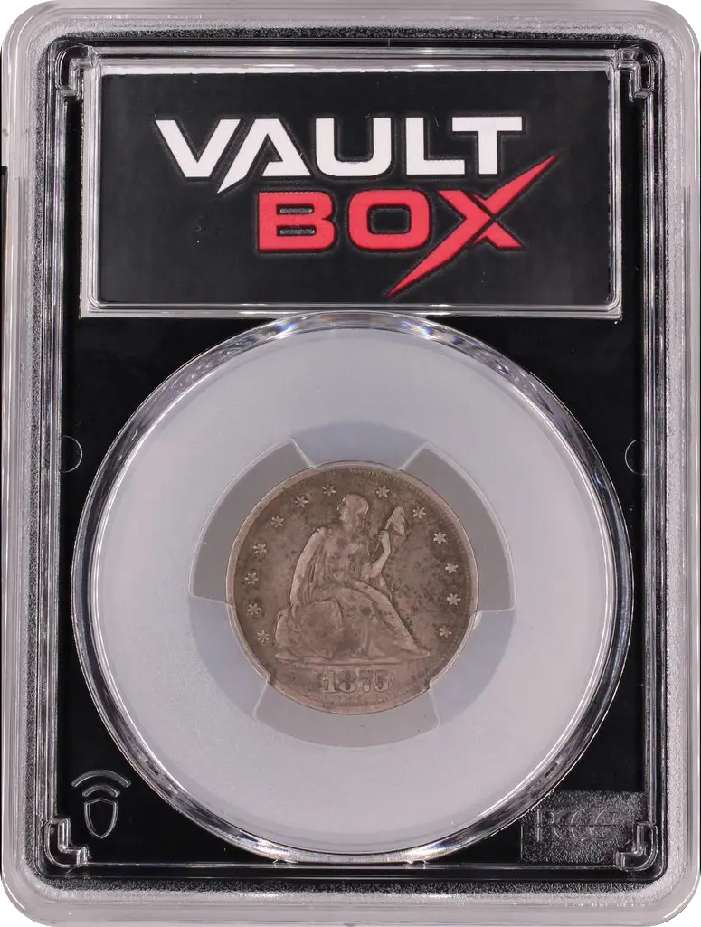 1875 20C PCGS F15 FRONT
