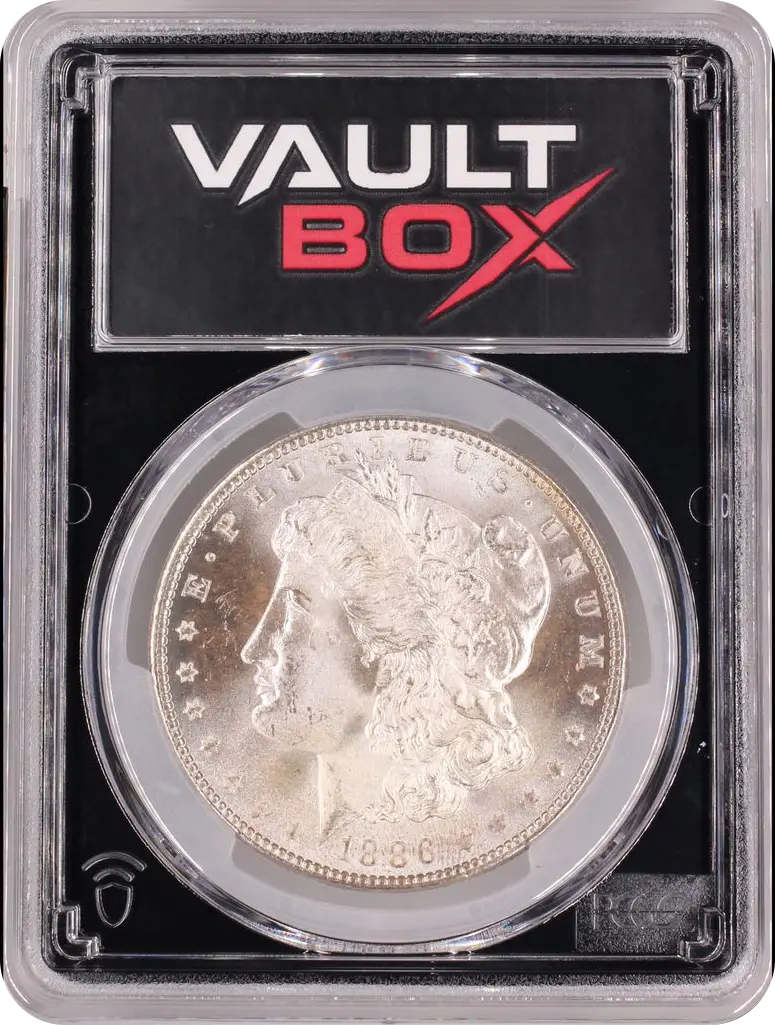 1886 $1 PCGS MS65 FRONT