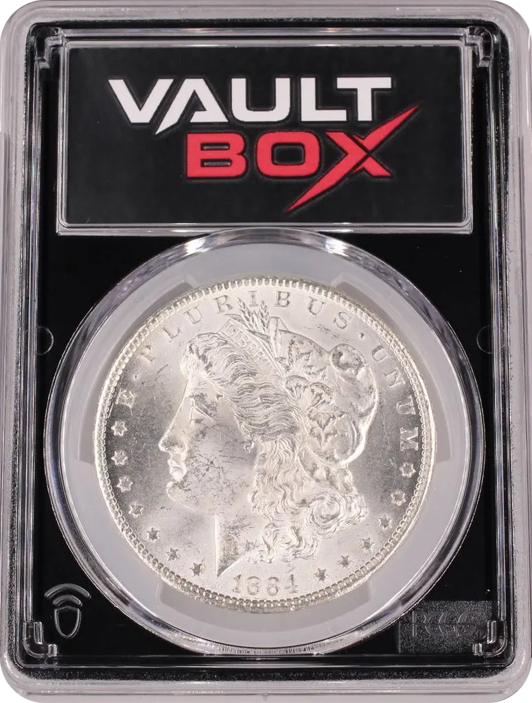 1884-CC $1 PCGS MS62 FRONT