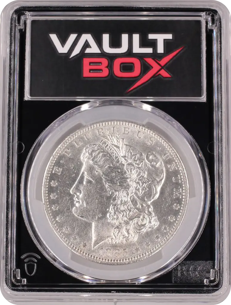 1885-S $1 PCGS AU55 FRONT