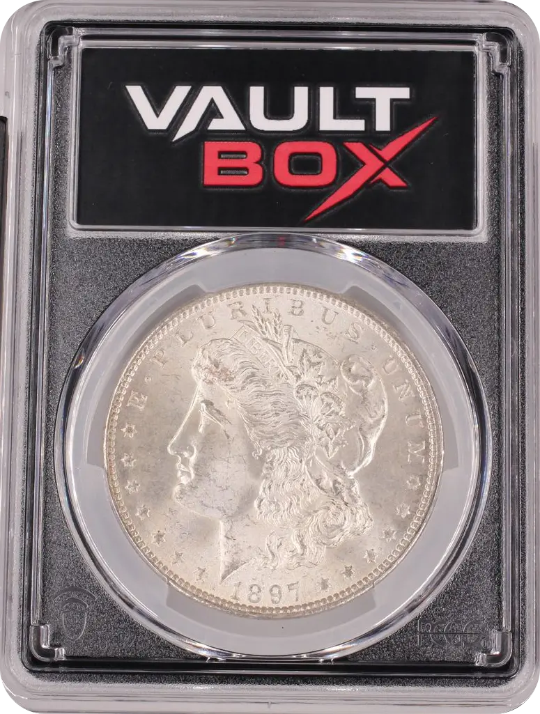 1897 $1 PCGS MS63 FRONT
