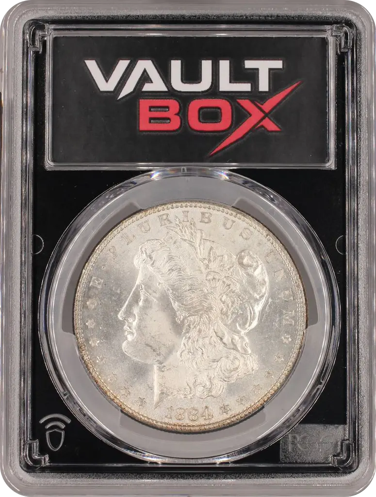1884 $1 PCGS MS64 FRONT