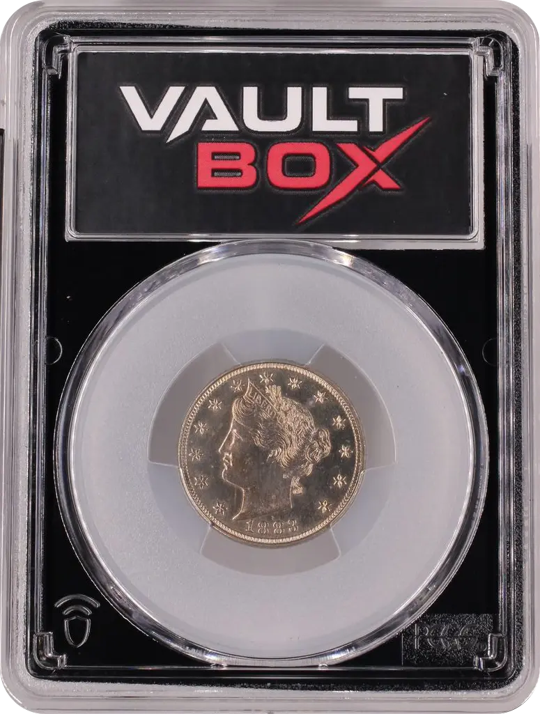 1883 5C WITH CENTS PCGS PR63 FRONT