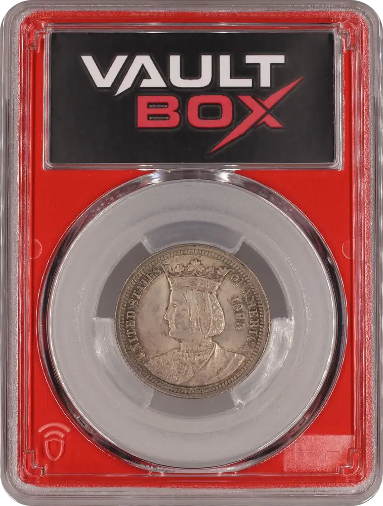 1893 25C ISABELLA PCGS MS63 FRONT