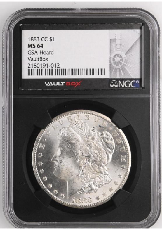 1883-CC $1 GSA Hoard NGC MS64 FRONT