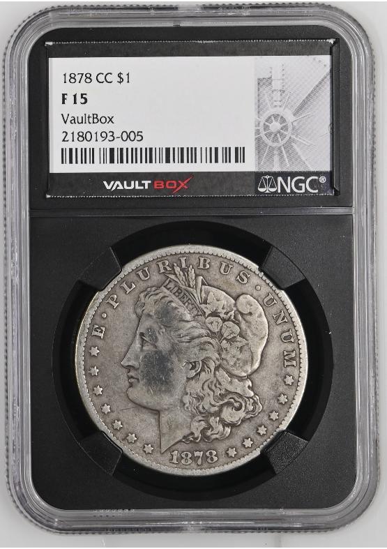 1878-CC $1 NGC F15 FRONT