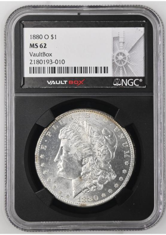 1880-O $1 NGC MS62 FRONT