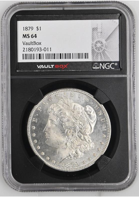 1879 $1 NGC MS64 FRONT