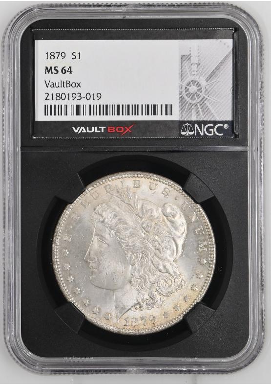 1879 $1 NGC MS64 FRONT