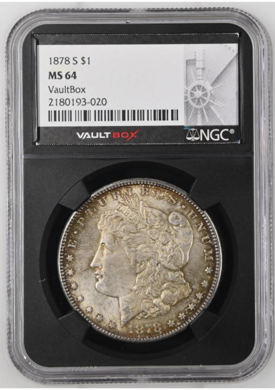 1878-S $1 NGC MS64 FRONT
