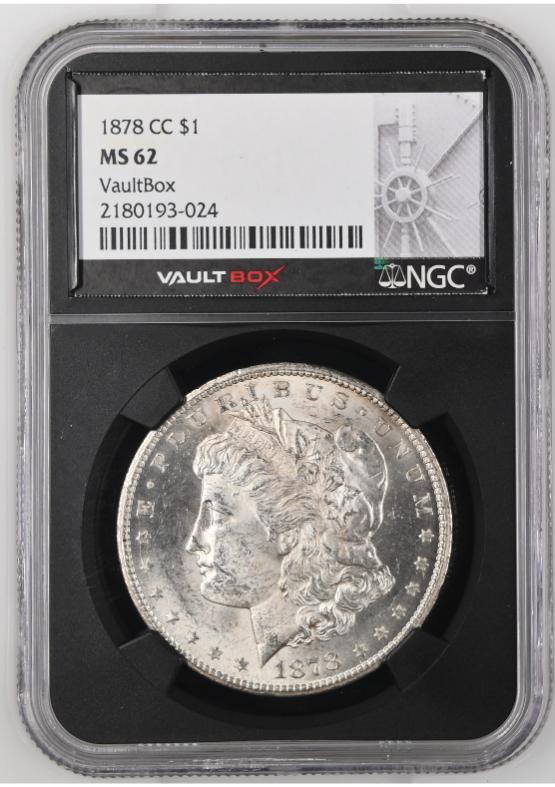 1878-CC $1 NGC MS62 FRONT