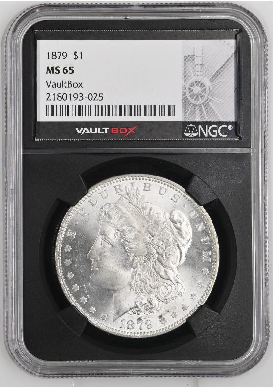 1879 $1 NGC MS65 FRONT