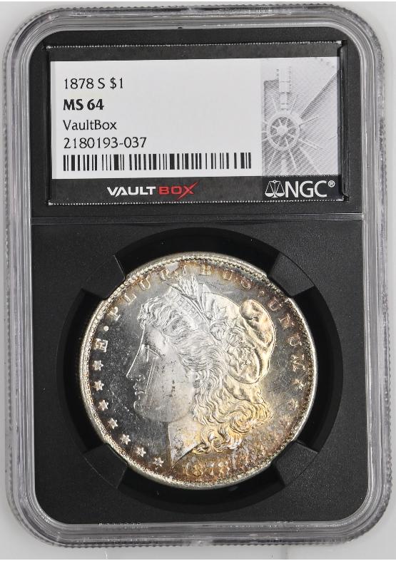 1878-S $1 NGC MS64 FRONT