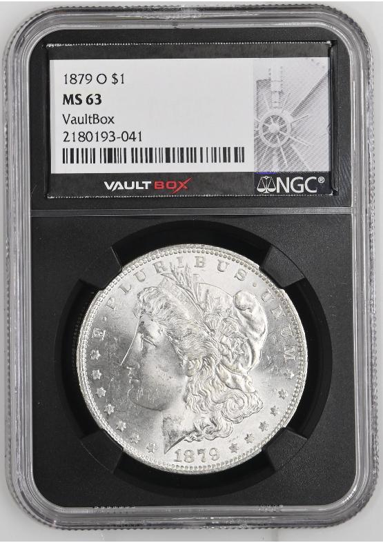 1879-O $1 NGC MS63 FRONT