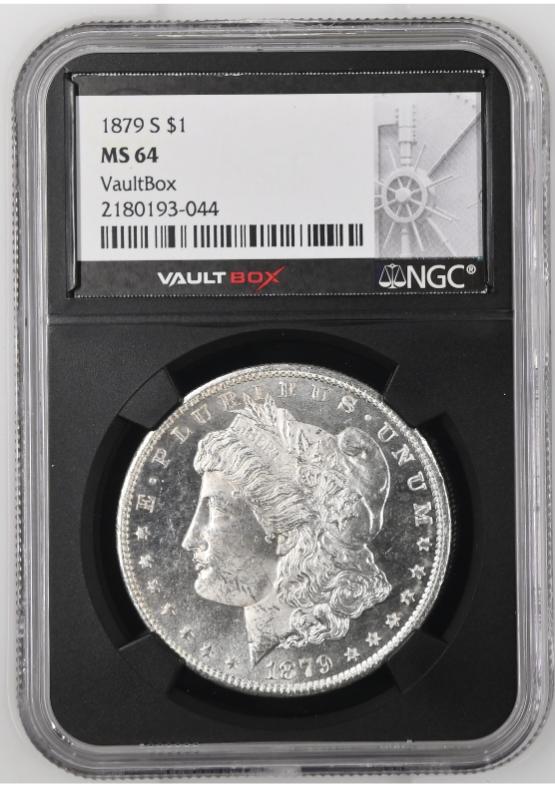 1879-S $1 NGC MS64 FRONT