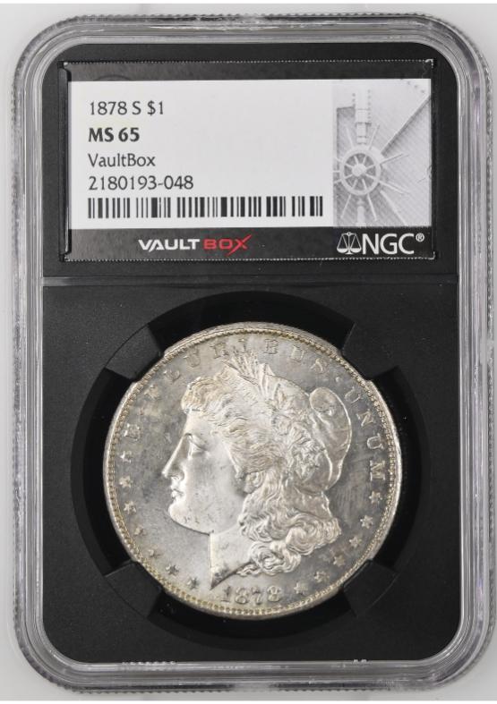 1878-S $1 NGC MS65 FRONT