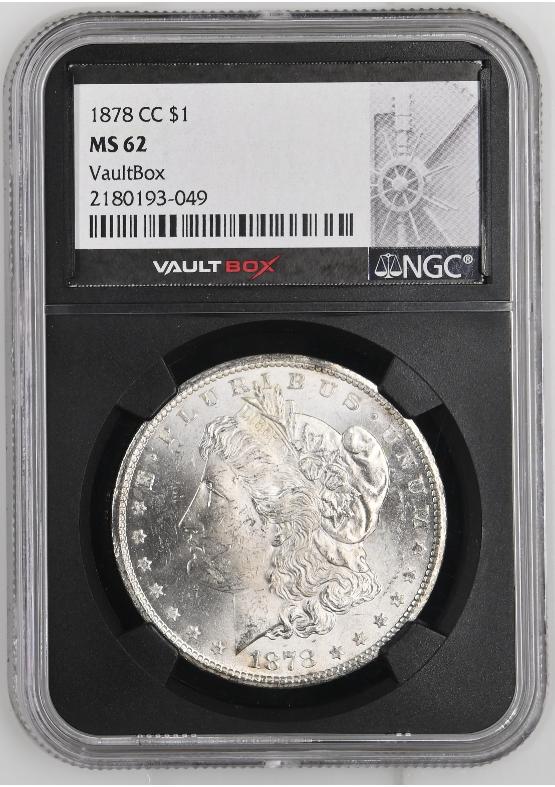 1878-CC $1 NGC MS62 FRONT