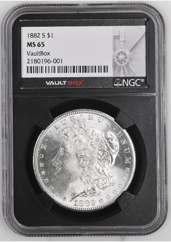 1882-S $1 NGC MS65 FRONT