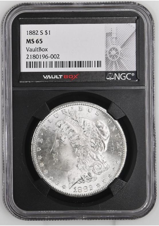 1882-S $1 NGC MS65 FRONT