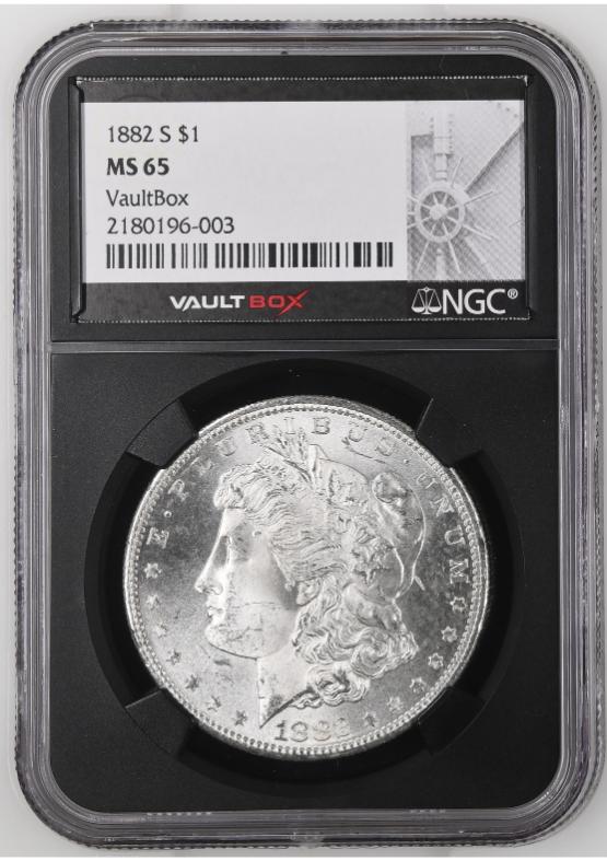 1882-S $1 NGC MS65 FRONT