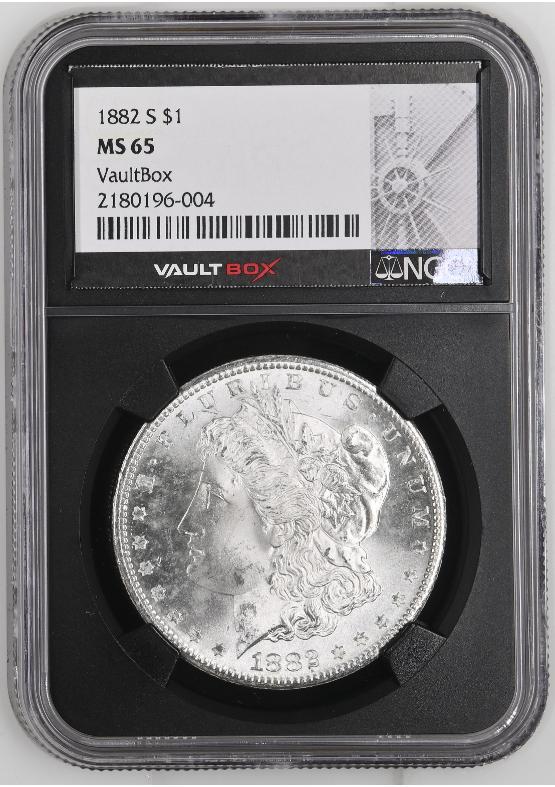 1882-S $1 NGC MS65 FRONT