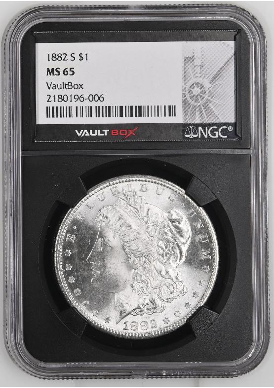 1882-S $1 NGC MS65 FRONT