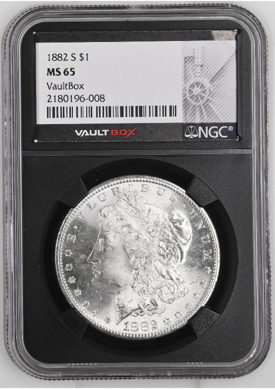 1882-S $1 NGC MS65 FRONT