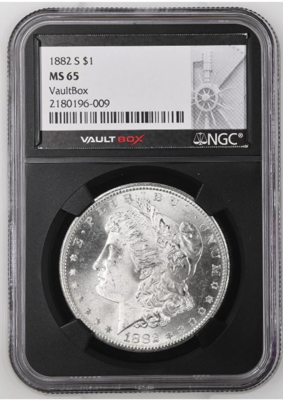 1882-S $1 NGC MS65 FRONT
