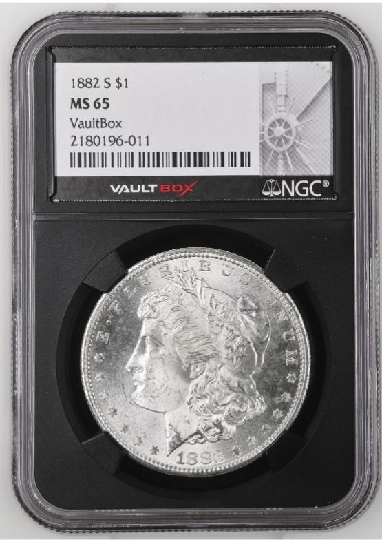 1882-S $1 NGC MS65 FRONT