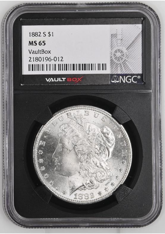 1882-S $1 NGC MS65 FRONT