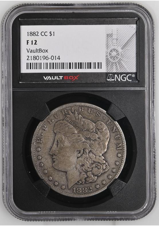 1882-CC $1 NGC F12 FRONT