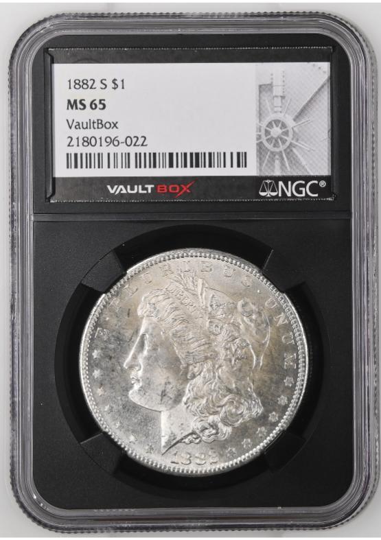 1882-S $1 NGC MS65 FRONT