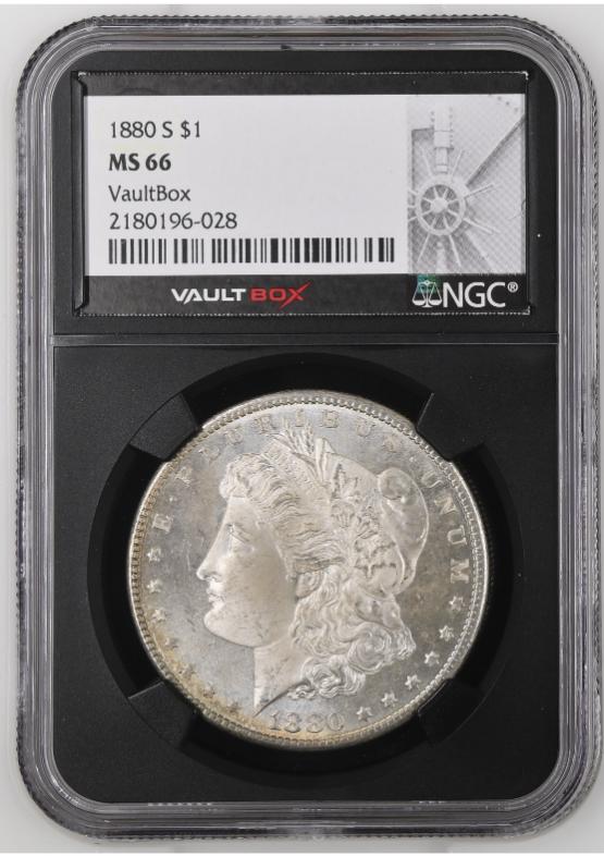 1880-S $1 NGC MS66 FRONT