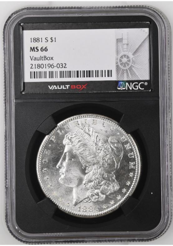 1881-S $1 NGC MS66 FRONT