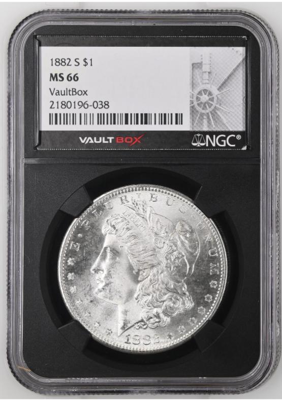 1882-S $1 NGC MS66 FRONT