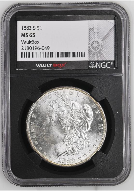 1882-S $1 NGC MS65 FRONT