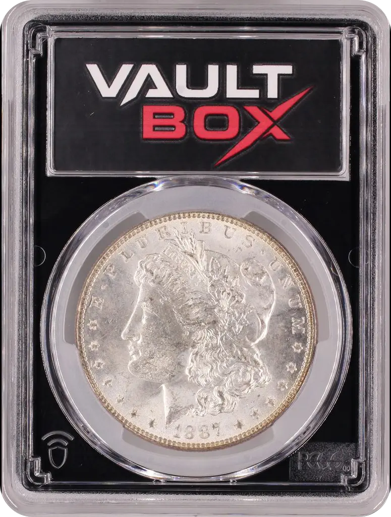 1887 $1 PCGS MS63 FRONT
