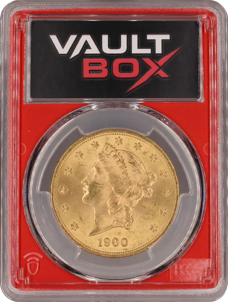 1900 G$20 PCGS MS63+ Front