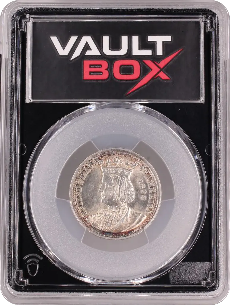 1893 25C ISABELLA PCGS MS62 FRONT