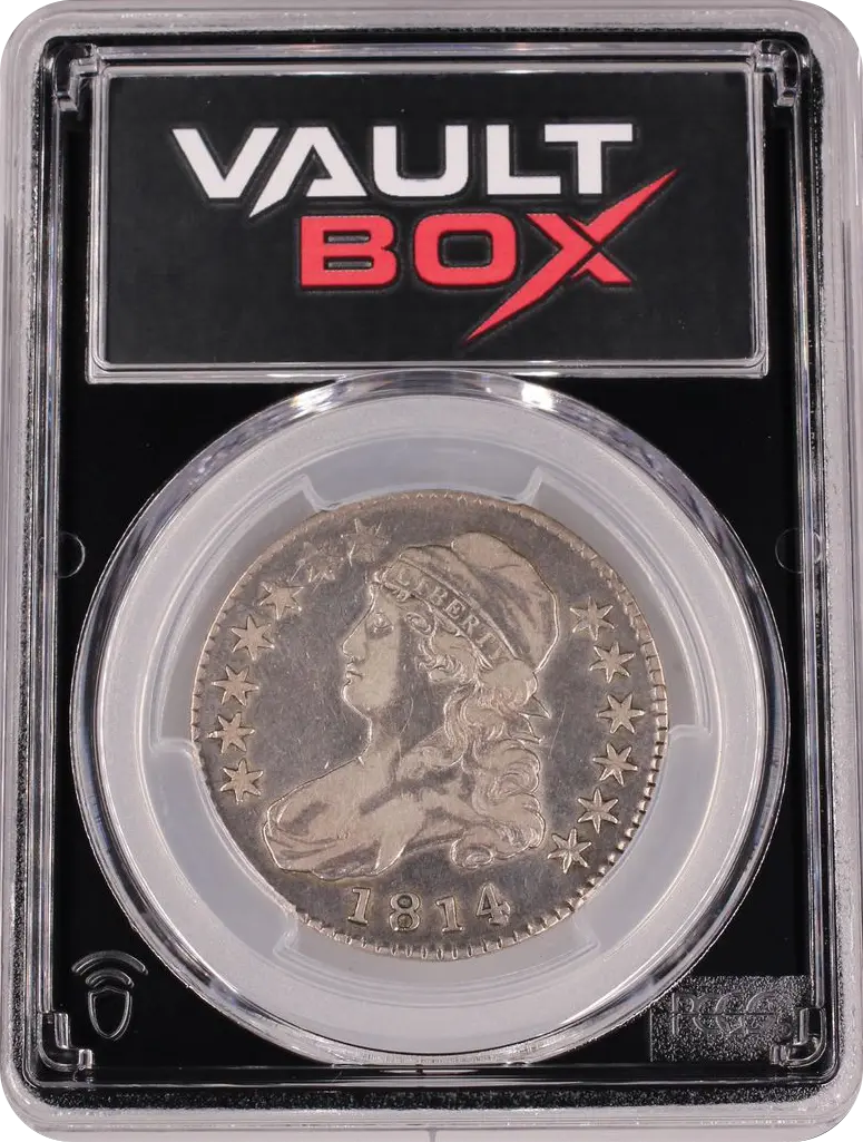 1814 50C OVERTON 104 PCGS VF20 FRONT